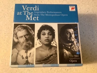VERDI AT THE MET : Legendary Performances - Opera 20 CD BOX SET New Sealed SONY - Imagem 1 de 4
