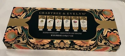 Juego de regalo de terapia de manos Crabtree & Evelyn 6 tubos de 1,5 OZ vacaciones 2025 Foto 1 de 4
