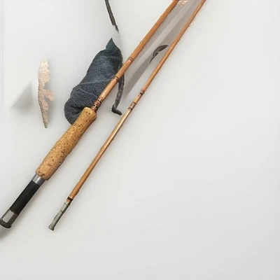 Shakespeare Springbrook Split bambú mosca caña A13627 8’ 6” trucha. Sin punta Foto 1 de 4