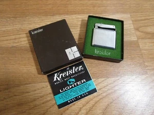 Vintage Kreisler Chrome Small Butane Lighter With Box - Picture 1 of 4