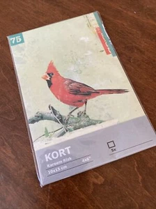 IKEA Kort art cards birds Kareem Rizk 5 pc paint Picture animal  4" x 6" - Picture 1 of 2