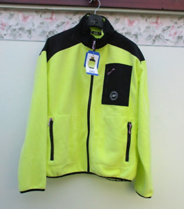 Ladies DKNY Sport Fleece Full Zip Hybrid Polar Logo Jacket Top Large 46"/48"