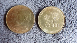 Medaille Daimler-Benz Welt-Mobil, Messing 1986 - Bild 1 von 1