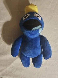 Roblox Rainbow Friends Plush Blue Stuffed Animal With Crown 12" - Picture 1 of 2
