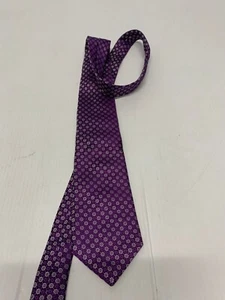 New Josiah France Tie Purple Men's A59 - Picture 1 of 3