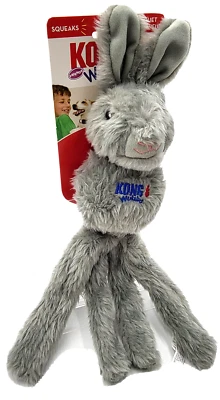 KONG Wubba Friends LARGE Rabbit Squeaky Toss & Play Dog Fetch Toy - Image 1 of 4