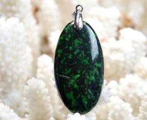 Giada Omfacite 83 Carati - Pendente Cabochon Pietra Naturale - Italia / FF53 - Bild 1 von 2