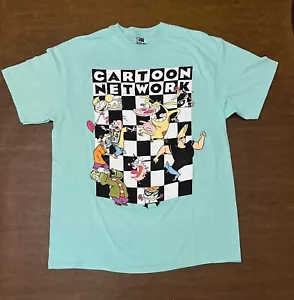 Dexter Cow & Chicken Ed Edd Eddy Cartoon Network T-Shirt Size L - Picture 1 of 7