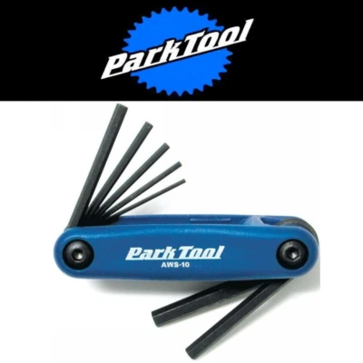 Park Tool AWS-10 Metric Folding Allen Hex Wrench 1.5-6mm Bike Multi Tool  - Image 1 of 2