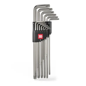 TORX® Winkelschraubendreher Set Extralang 13tlg TX5–TX50 Winkelschlüssel Satz - Bild 1 von 6