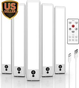 under Cabinet Lights, LED Closet Lights Wireless USB Charging, Motion Sensor Lig - Picture 1 of 7