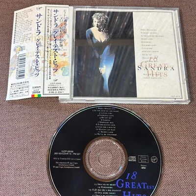 SANDRA 18 Greatest Hits ARABESQUE JAPAN CD VJCP-28158 w/ OBI + 20p PS BOOKLET  - Image 1 of 4