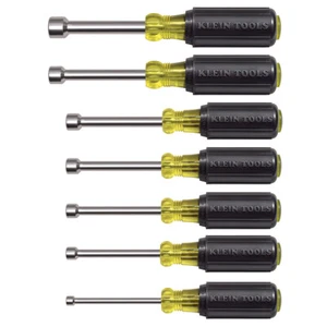Klein Tools 631M 7-Piece Magnetic-Tip Nut-Driver Set  - Picture 1 of 6
