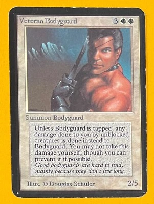 MTG VETERAN BODYGUARD Alpha (OldManMTG 008-208) - Image 1 of 4