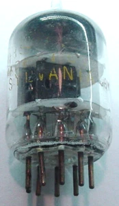1 GE ,Syl, IND Mil. 5670/2C51 Dual Triode TUBES Tested TV-10B Gm= 3300  Mhos - Picture 1 of 4