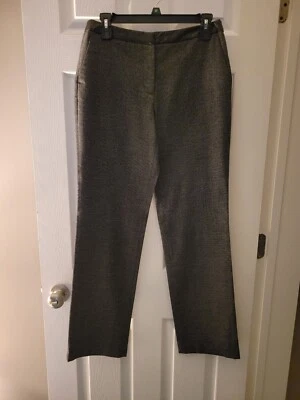 Calça social Cato tamanho 6R preta acabamento em couro sintético - Imagem 1 de 4