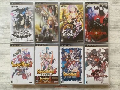 SONY PSP Black & Sol Trigger & Saigo & Summon Night Lord of Arcana & Apocalypse - Image 1 of 4