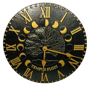 Whitehall Times & Seasons Clock French Bronze 12" Battery Operated - Picture 1 of 5
