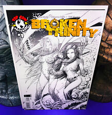 Broken Trinity #1 | Image Comic Witchblade / Darkness B & W 2008