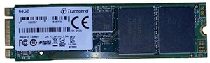 2 PCS - Transcend MTS860 64GB MLC 540MB/s M.2 2280 SATAIII Solid State Drive SSD - Picture 1 of 5