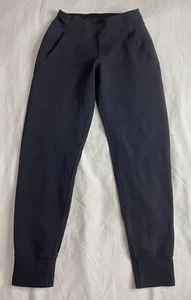 Lululemon Embrace The Space Jogger Pant Black Womens 6 Thermal Run Train Pockets - Picture 1 of 12