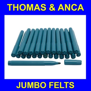 Bingo Marker Pens Felts Dabbers for Bingo Tickets 25 Green Jumbo Felts - Picture 1 of 3
