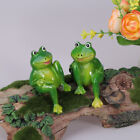 Resin Frog Garden Statues for Outdoor Decor - 2pcs