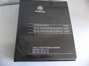 PIAGGIO 150ccFOUR STROKE ENGINE GENUINE WORKSHOP SERVICE Manual - Picture 1 of 3