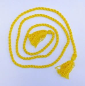 cotton belt, fringe tassel belt, natural yellow belt, summer belt, knitted belt - Picture 1 of 5