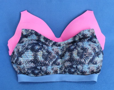 Victoria Secret Inalámbrico Ligeramente Forrado Camiseta y Sujetador Deportivo Lote Talla 34D #E6365 Foto 1 de 4