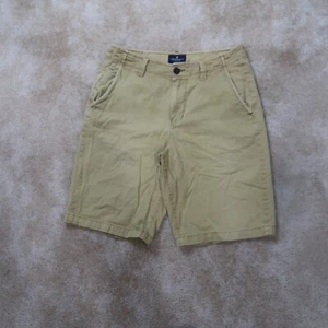 American Eagle Longboard Chino Shorts Men's 31 Beige Flat Front - Picture 1 of 9