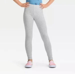 Girls' Leggings - Cat & Jack Light Gray XL (14) - Picture 1 of 1