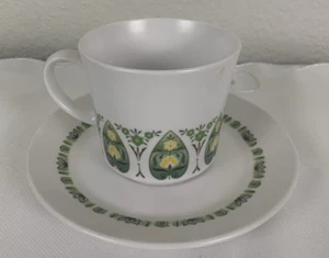 Noritake Progression Stoneware Palos Verde Pattern Japan- Coffee Cup & Saucer - Picture 1 of 10