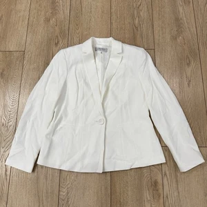 Kasper Blazer Jacke Größe 12 Damen Langarm Einknopfleiste - Bild 1 von 16
