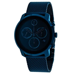 Movado kräftiges blaues Zifferblatt Herrenuhr - 3600403 - Bild 1 von 1