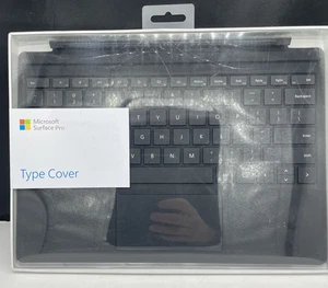 New And Sealed 2017 Microsoft Surface Pro Type Cover Model 1725 Black FMM-00001 - Picture 1 of 5