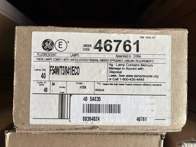 (40) GE 46761 F54W/T5/841/ECO люминесцентная лампа T5 4 фута 4100 цвет - Изображение 1 из 4
