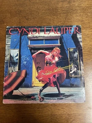 Cyndi Lauper Shes So Unusual Potrait Vinyl LP 1984 FR 38930 Worn - Image 1 of 4