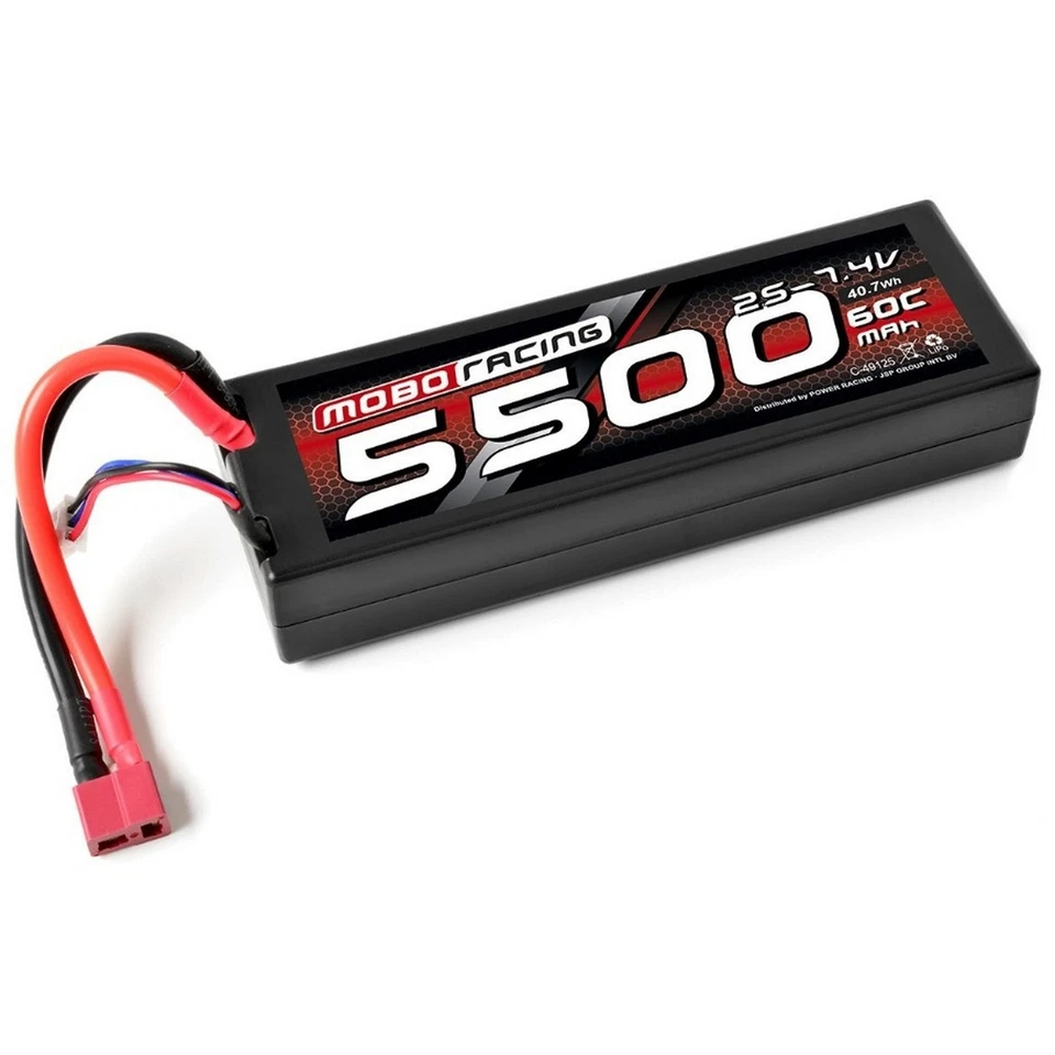 mobo-racing LiPo 2S 7,4V 5400mAh 50C T-Plug Deans Power Racing by Team Corally - Bild 1 von 1