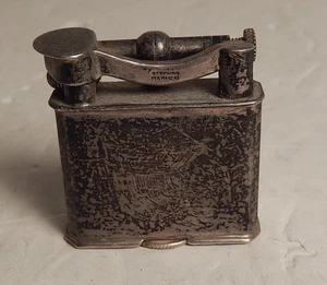 Encendedor de brazo elevador México plata esterlina Art Deco vintage años 30 sin probar - Imagen 1 de 4