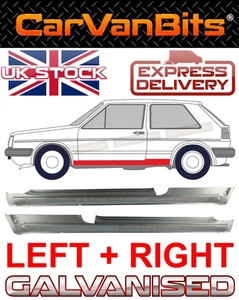 FOR VW VOLKSWAGEN GOLF MK2 2 II / JETTA 83-92 3 DOOR FULL SILL REPAIR BODY PANEL - Picture 1 of 9