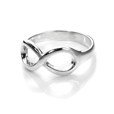 jewellerybox Bague Symbole Infini en Argent 925/1000 - Tailles 49 à 63