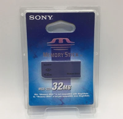 Rare Sony 32 MB Memory Stick Media (MSA-32A) - Image 1 of 2