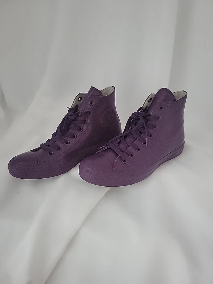 Converse All-Star Chuck Taylor Purple Rubber High Top Rainboot Mens 7 Wom 9  - Image 1 of 4