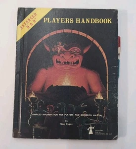 Advanced Dungeons and Dragons Players Handbook VG+ EX 1978 TSR AD&D #2010 - Bild 1 von 15