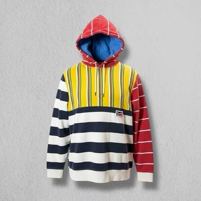 Tommy Hilfiger Denim Colorblock Sudadera con Capucha Estilo Retro Para Hombres 2XL XXL DE COLECCIÓN Foto 1 de 4