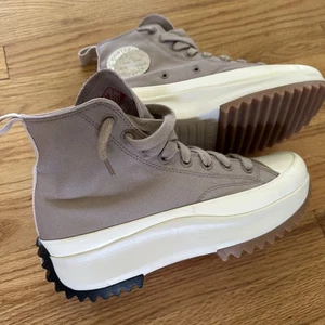 Converse Run Star Hike Hi Women’s 10.5 Men's 9 Shoes Canvas Warm Grey Unisex BP - Picture 1 of 14