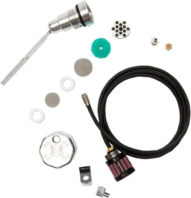 Feuling Vented Oil Dipstick Polished #3089 Harley Davidson Dyna - Image 1 of 1