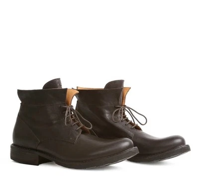 $620 FIORENTINI + BAKER Botas Chukka Para Hombre Eternidad Cuero Marrón Con Cordones Talla 10 Foto 1 de 4