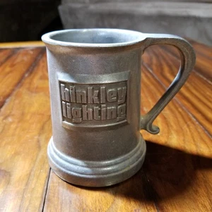 Vtg Hinkley Lighting Pewter Mug Advertising CRT - Picture 1 of 11